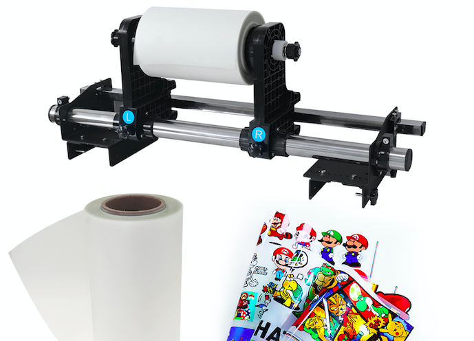 Double Head A3+ DTF Printer Roll Film Printing With The Powder Shaker Machine