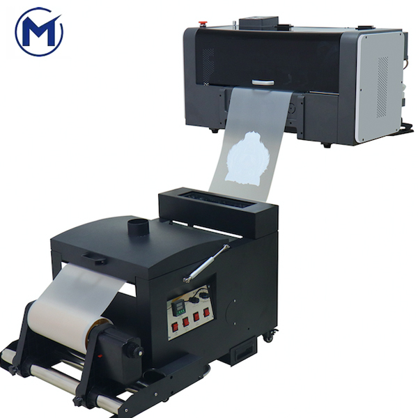 Double Head A3+ DTF Printer Roll Film Printing With The Powder Shaker Machine